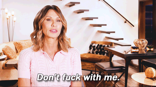 Carole Radziwill Bravo RHONYC Real Housewives of New York City GIF Re-pat Dating Diaries: Younger, North American Men - yes, please! That Girl Cartier