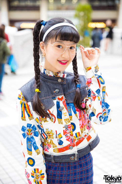 tokyo-fashion:14-year-old aspiring Japanese actress A-Pon on the...