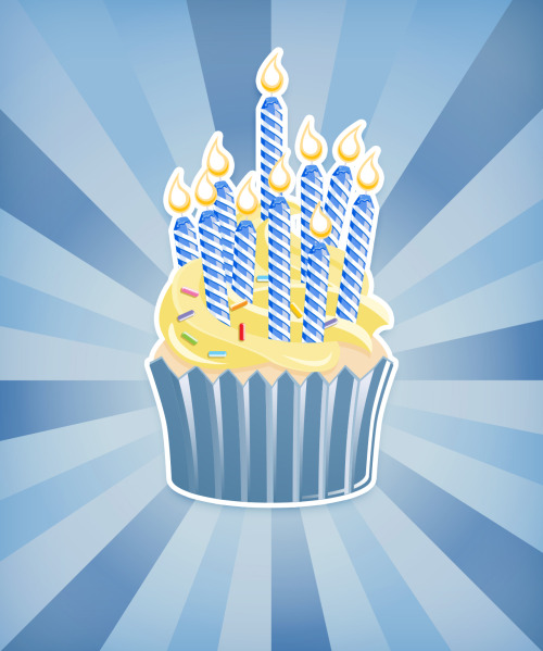 staff - Staff turned 10 today. This cupcake is just a...
