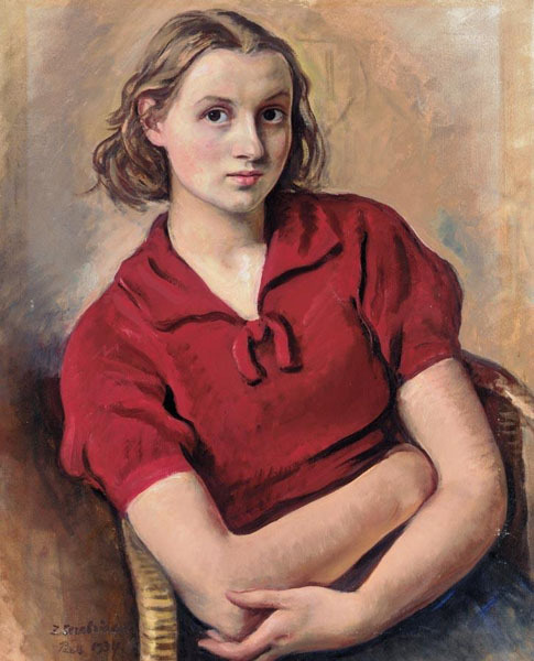 expressionism-art - Portrait of the artist’s daughter, Zinaida...