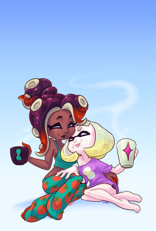 audreykare - morning after splatfest ~collab with @utrymmee !!