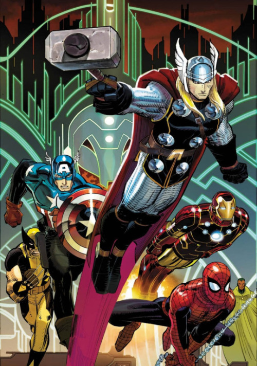 extraordinarycomics - Avengers by John Romita Jr.Dope!