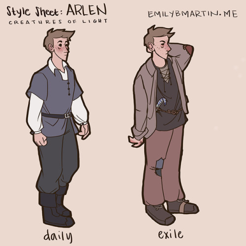 Had to do Arlen after I did Sorcha. What a nerd.Arlen’s general...