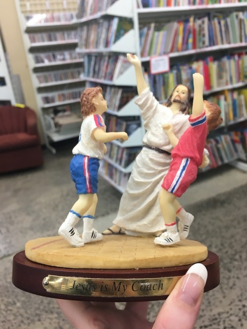 shiftythrifting - “Jesus is my coach" 