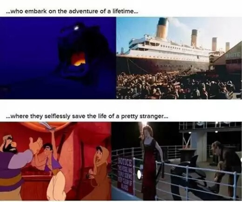 theamericankid - Proof that Aladdin and Titanic are basically...