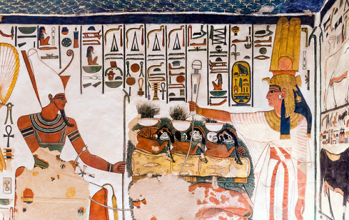Neferiti’s Tomb (Hitachi panel), Valley of the Queens, Egypt.