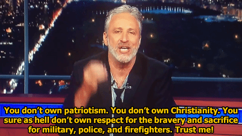 thingstolovefor - Jon Stewart had a few words for the people...