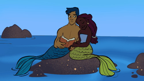 willow-s-linda:mermaid proposal© by Golden Bell™...