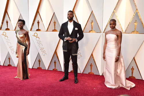 amuzed1 - Black Panther cast @ The Oscars