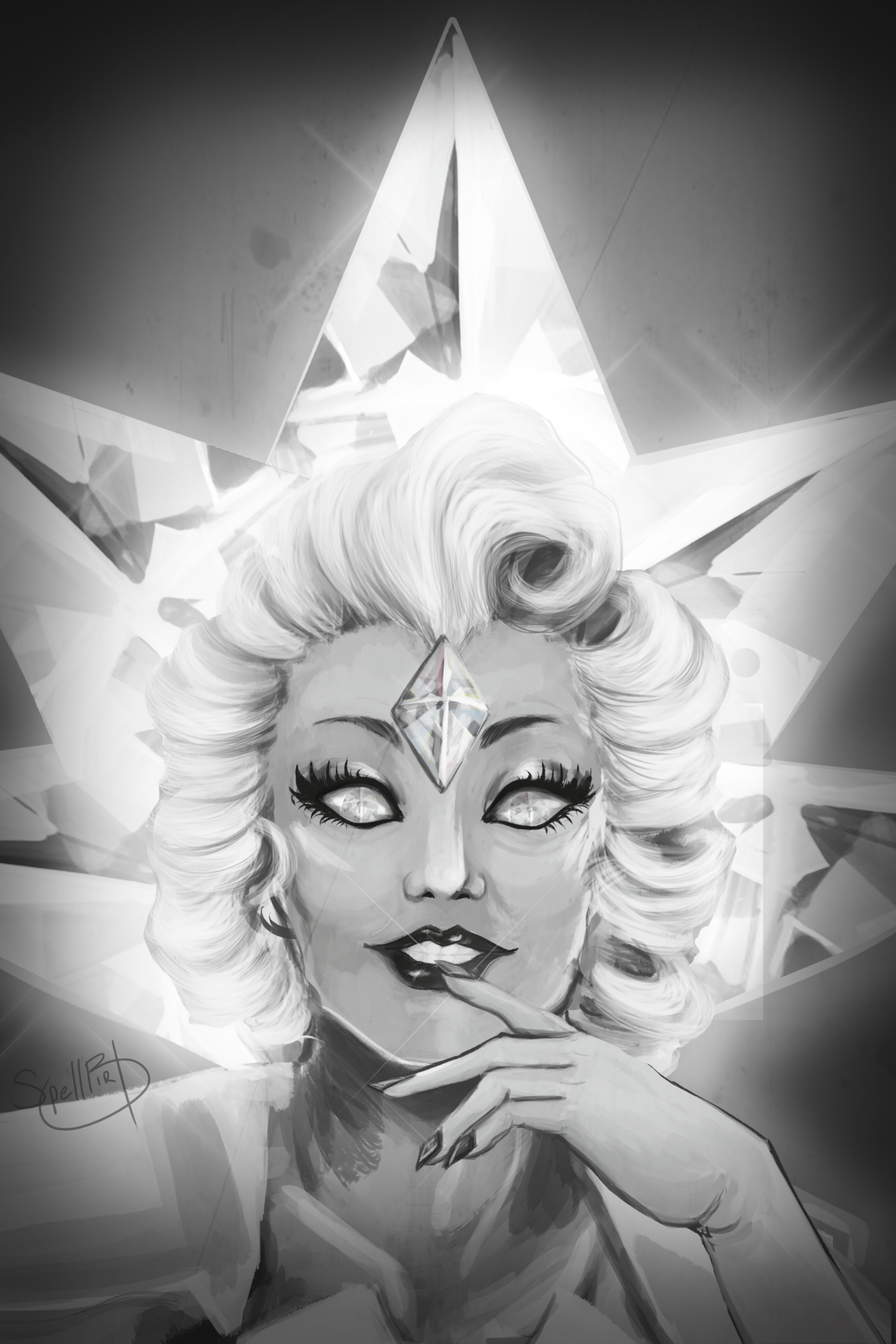 White Diamond gave me some cool 60s TV vibes.