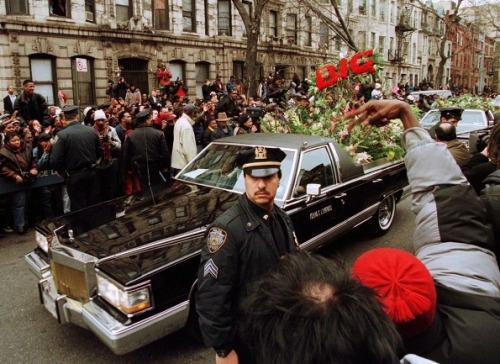 paintdeath - 90shiphopraprnb - The Notorious B.I.G.’s Funeral - 1997...