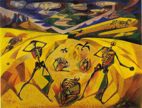 surrealism-love - The Andalusian Reapers, 1935, Andre Masson