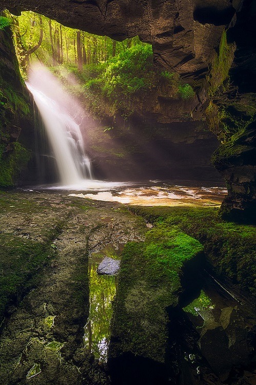 ponderation - Tunnel’s End| Sgwd Ddwli Isaf Waterfall by Milos...