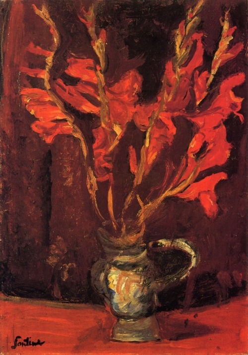 expressionism-art - Gladioli, 1919, Chaim SoutineMedium - oil,...