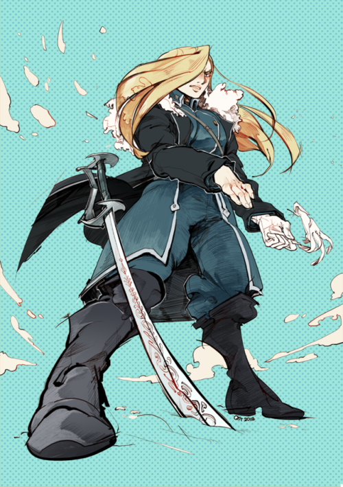 qtt-art:Coloured and fixed up versions of my previous FMA:B...