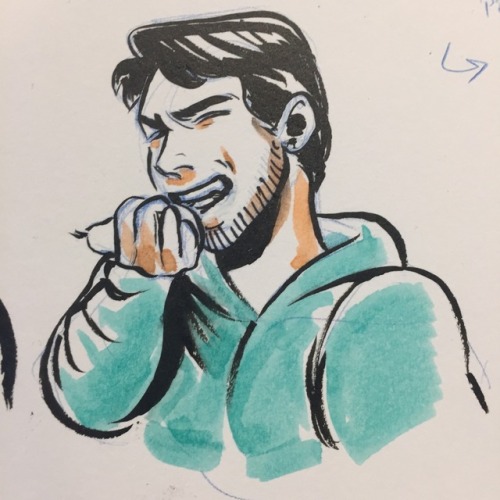 ashstryker - @taytei asked me to draw Shane eating a pear lmao