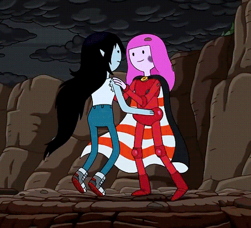 animationsource - Princess Bubblegum and Marceline finally kiss...