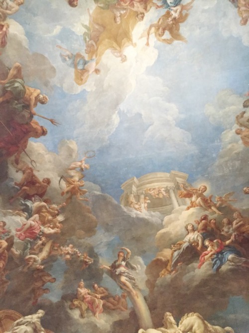 eahrth - ceiling at the palace of Louis XIV, Versailles