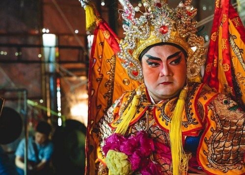 A performer with the Sai Yong Hong Thailand Teochew Opera Troupe...