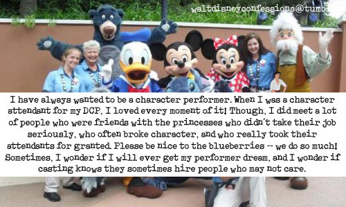 I have always wanted to be a character performer. When I was a...
