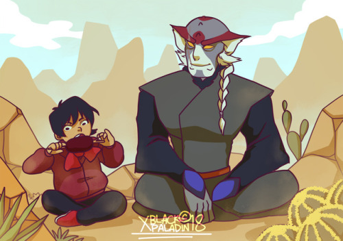 xblackpaladin:While they ate, Kolivan told Keith more stories...