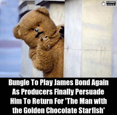 clickbaitrobot - Bungle To Play James Bond Again As Producers...