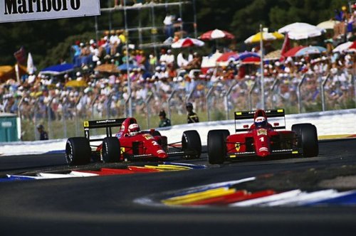 steel-and-asphalt - The Ferrari teammates of Alain Prost (#1) and...