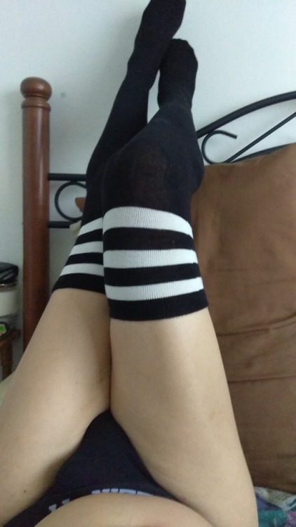 Sexy me… Love my black socks