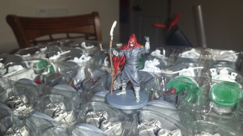 Been painting the miniatures from the Teenage Mutant Ninja...