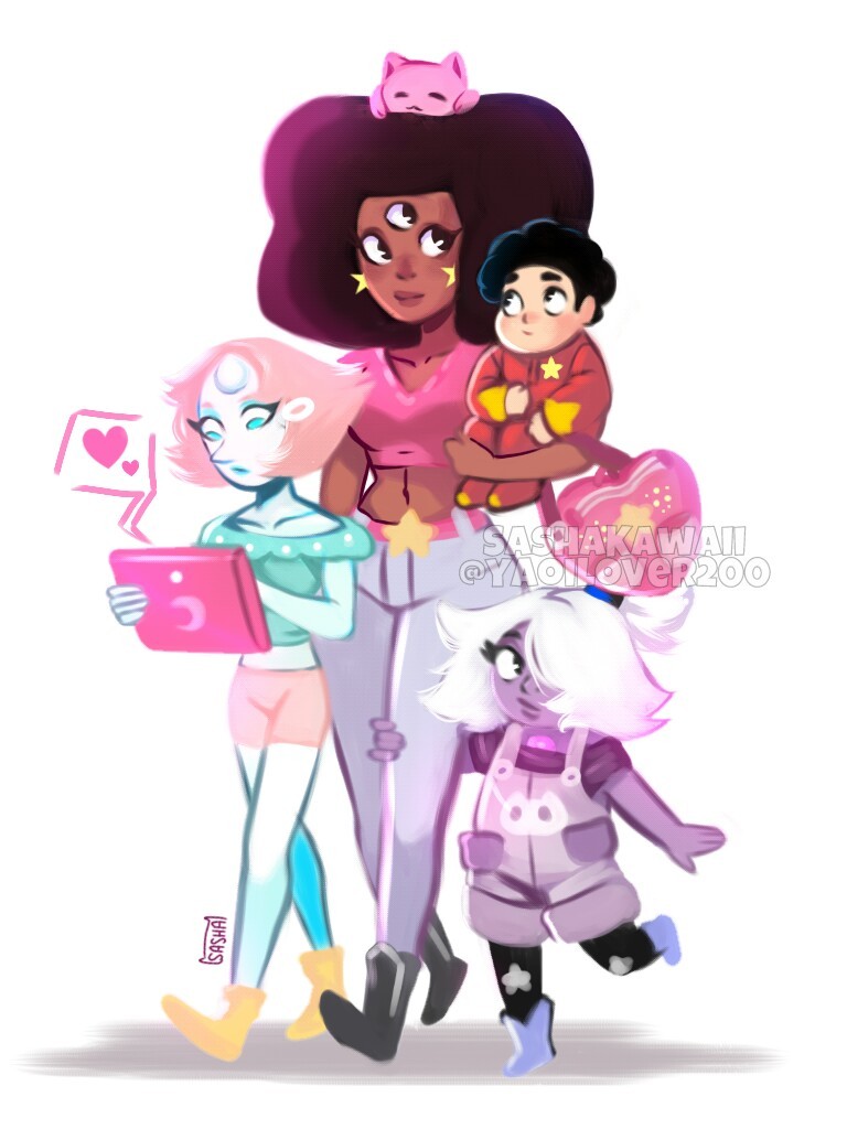 Finally finished this Steven universe fan art I started a year ago, :)