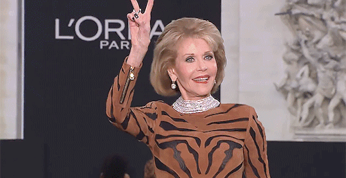queenoftherebels:Helen Mirren and Jane Fonda killing it at...