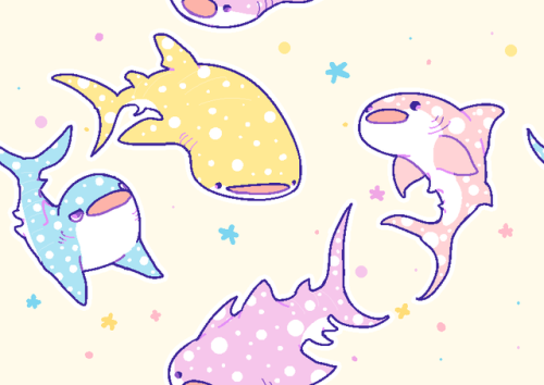 paper-finch: whale sharks 0:  on redbubble :0