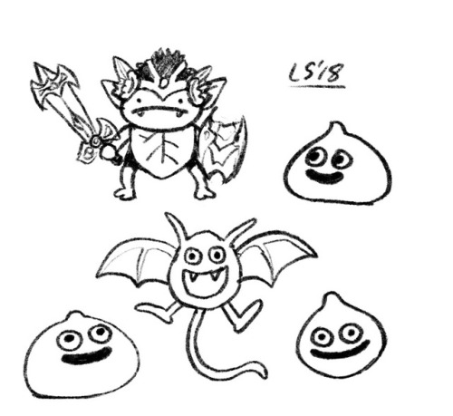 some DQ monsters!