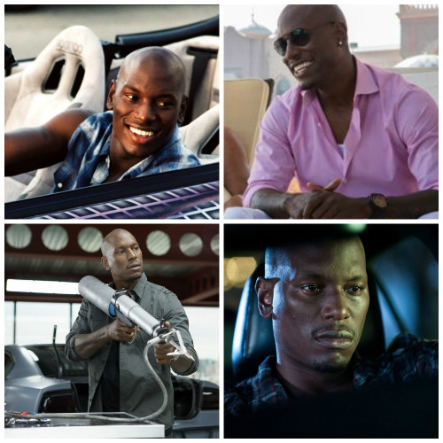 Tyrese Gibson as Roman Pearce~ Fast and Furious Film SeriesBy...