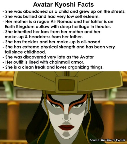 kkachi95 - Some new Kyoshi facts from The Rise of Kyoshi