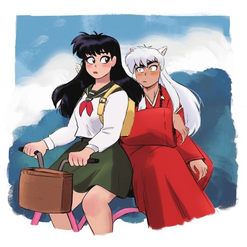 paunchsalazar:I’ve been watching Inuyasha in the background and...