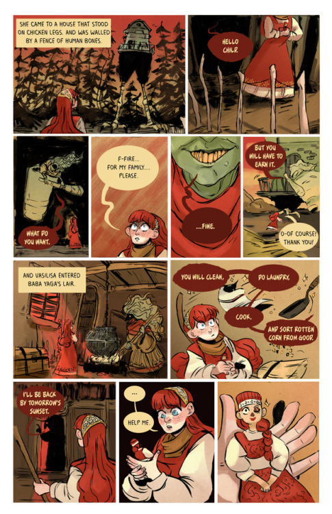 shrew-art - Another comic assignment, retelling a fairy tale