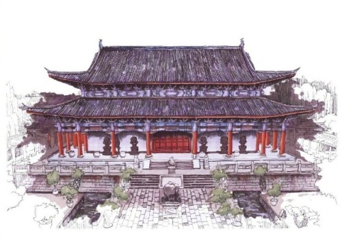 changan-moon - Mu Fu Mansion in Lijiang, Yunnan, China. |...