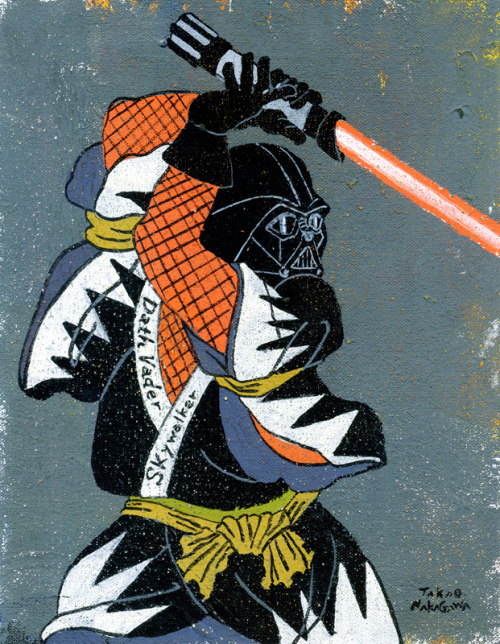 astromech-punk - Ukiyo-e Star Wars by Takao Nakagawa    
