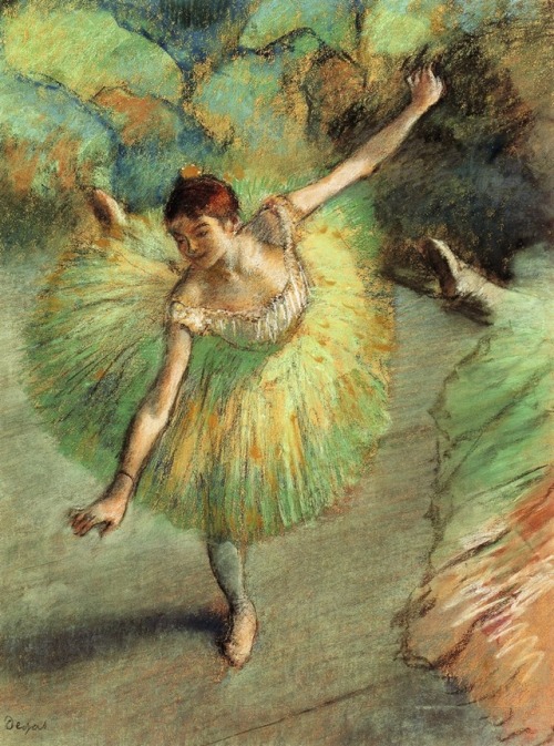 artist-degas - Dancer Tilting, Edgar DegasSize - 69.2x51.8...