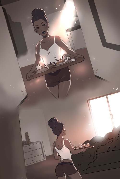 blackgirlfemme - asieybarbie - Dez gets up extra early to cook a...