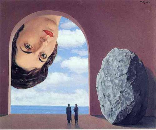 surrealism-love - Portrait of Stephy Langui, 1961, Rene Magritte