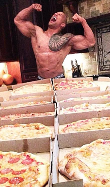 ashleeshaddix - No one loves food as much as The Rock does.