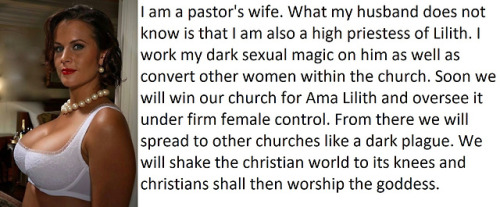 666lewdandlaciviousforsatan:SATAN Approves of pastor’s Wife!...