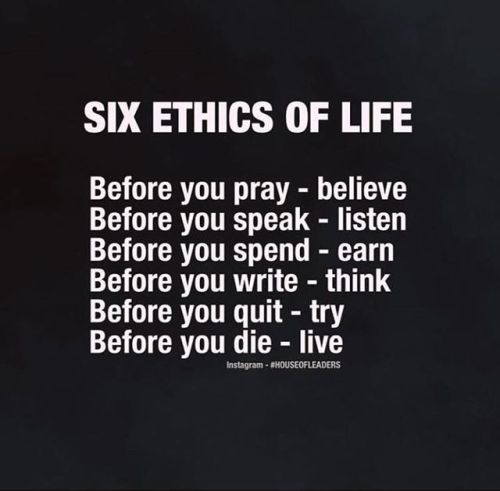 thinkpozitiv - Sox ethics of life.. http - //ift.tt/2FuMEto