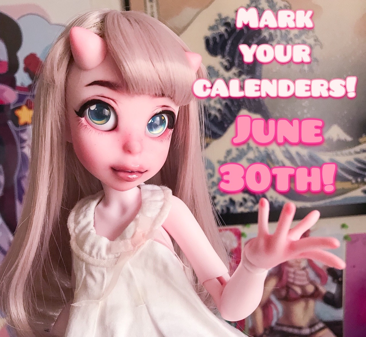Danniâ€™s pre-order now has an official date coming up! Iâ€™ve set the date for Saturday June, 30th 2018 at 3pm EST!
Iâ€™m only doing 40 dolls this first preorder for White Peach (NS), Almond (Tan), and Strawberry Cream (pink resin). Danni will be offered...