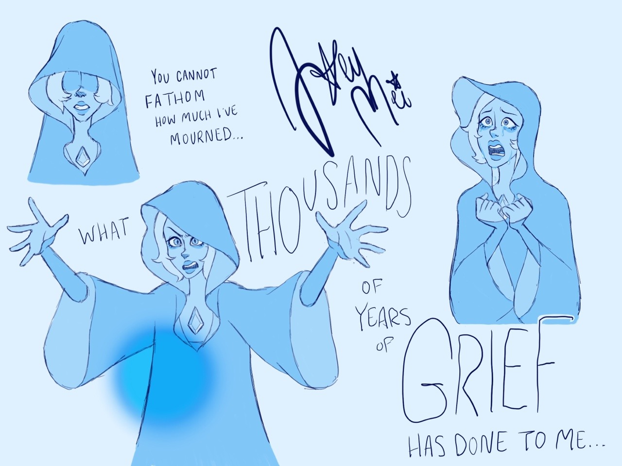 getting some practice by redrawing blue diamond from some scenes
