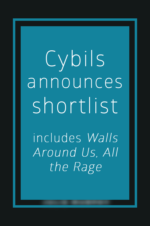 yainterrobang - Cybils announces shortlist; includes Walls Arond...