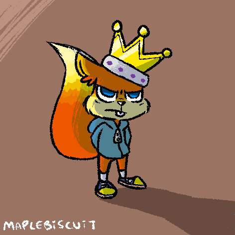 maplebiscuit - I’ve been in a Conker mood lately.