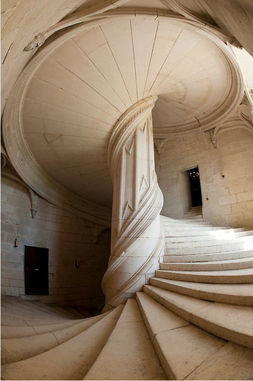 setdeco - LEONARDO DA VINCI, Grand Staircase, Château de Chambord...